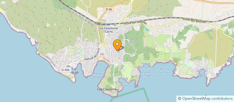 localisation de l'entreprise MONSIEUR HUGO JARMASSON  MARTIGUES