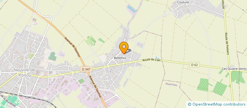 localisation de l'entreprise MONSIEUR HUGO JAYLE  NEUVILLE-DE-POITOU