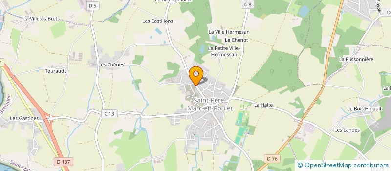 localisation de l'entreprise MONSIEUR HUGO JDOUDI MACE  SAINT-PERE-MARC-EN-POULET