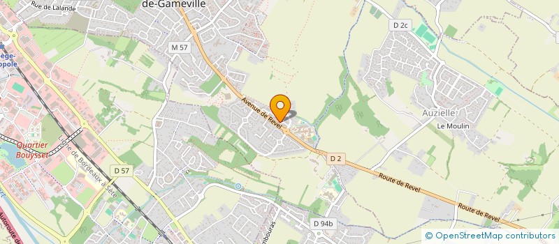 localisation de l'entreprise MONSIEUR HUGO JEAN HENRI CREZE  SAINT-ORENS-DE-GAMEVILLE