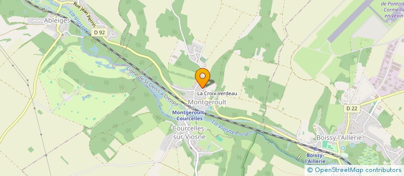 localisation de l'entreprise MONSIEUR HUGO JOBELIN  MONTGEROULT