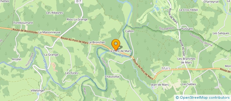 localisation de l'entreprise MONSIEUR HUGO JOUBERT à LE CHAMBON SUR LIGNON