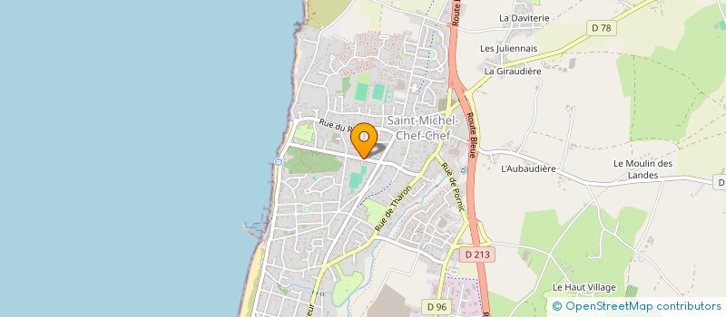 localisation de l'entreprise MONSIEUR HUGO JOUBERT  SAINT-MICHEL-CHEF-CHEF