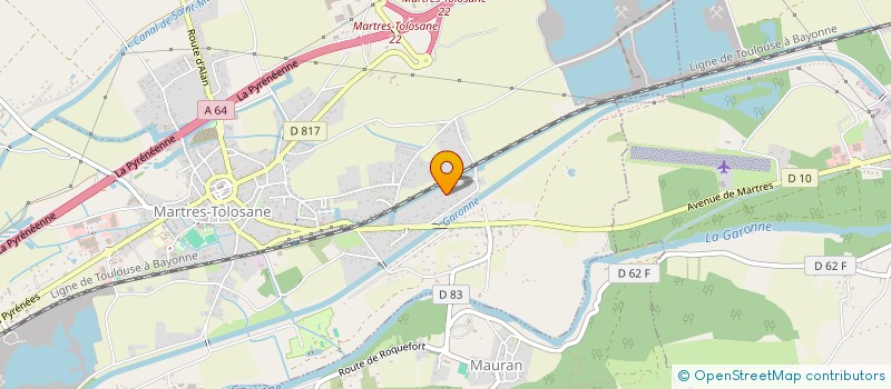 localisation de l'entreprise MONSIEUR HUGO JULIAN  MARTRES-TOLOSANE