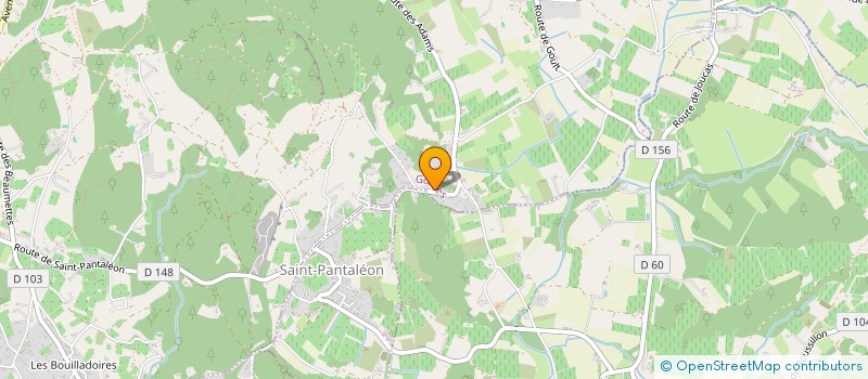 localisation de l'entreprise MONSIEUR HUGO JULLIAN  GORDES