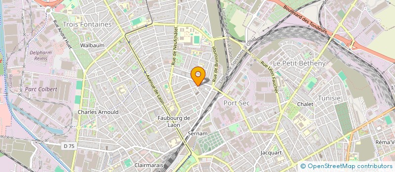 localisation de l'entreprise MONSIEUR HUGO KEICHINGER  REIMS