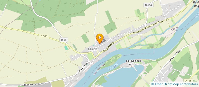 localisation de l'entreprise MONSIEUR HUGO KERAVEC  MUIDS