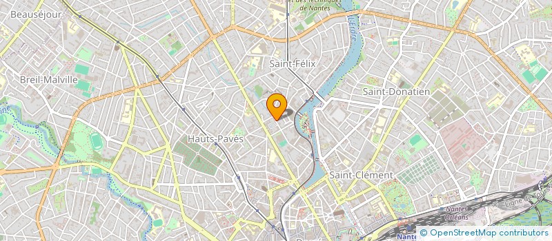 localisation de l'entreprise MONSIEUR HUGO KERHOUSSE à NANTES