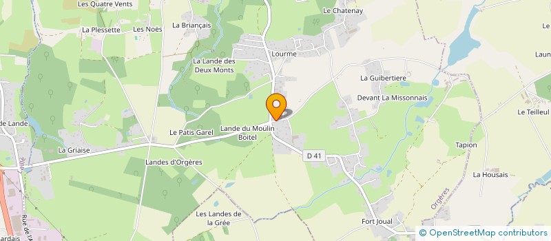 localisation de l'entreprise MONSIEUR HUGO KERNEVE à ORGERES