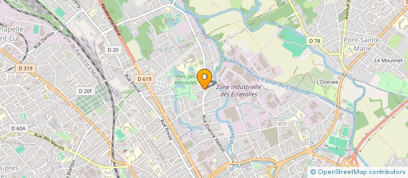 localisation de l'entreprise MONSIEUR HUGO KESSLICK  TROYES