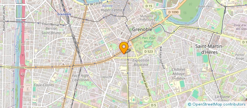 localisation de l'entreprise MONSIEUR HUGO KIEBER à GRENOBLE