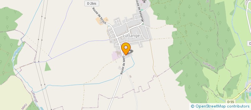 localisation de l'entreprise MONSIEUR HUGO KIEFFER  LUTTANGE
