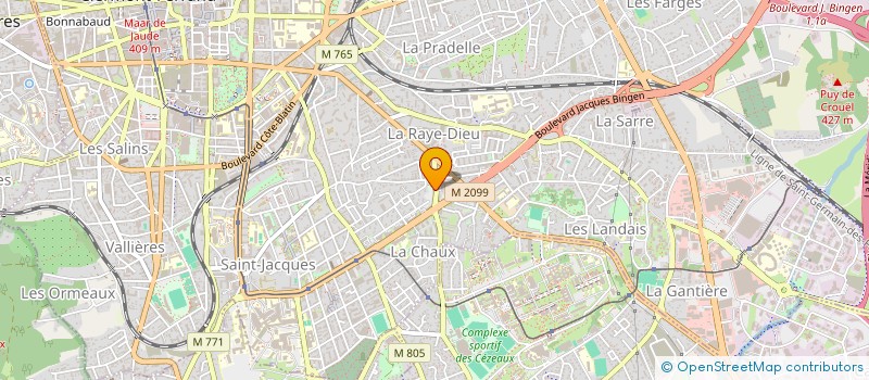 localisation de l'entreprise MONSIEUR HUGO KLAJA  LEZOUX