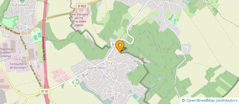 localisation de l'entreprise MONSIEUR HUGO KOSEOGLU  SAINT-WITZ