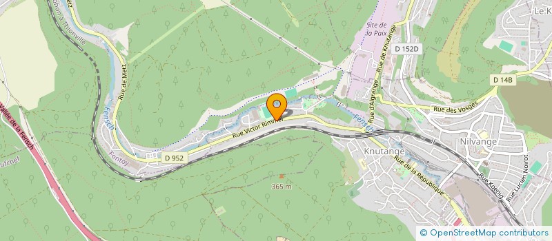 localisation de l'entreprise MONSIEUR HUGO KRAEMER  KNUTANGE