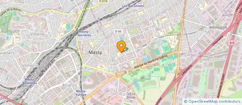 localisation de l'entreprise MONSIEUR HUGO KRAWCZYK  MASSY