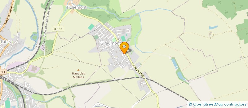 localisation de l'entreprise MONSIEUR HUGO KUNZ  GIRAUMONT