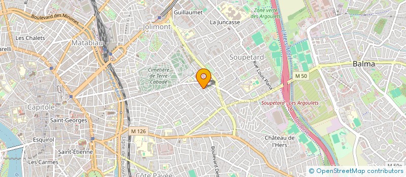 localisation de l'entreprise MONSIEUR HUGO LACROIX  TOULOUSE