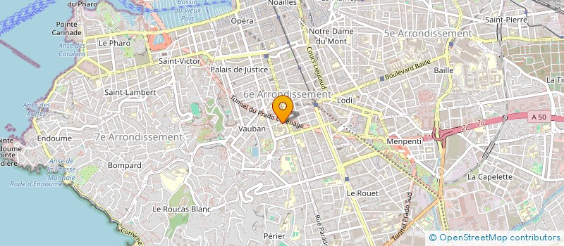 localisation de l'entreprise MONSIEUR HUGO LAHOUZE à MARSEILLE