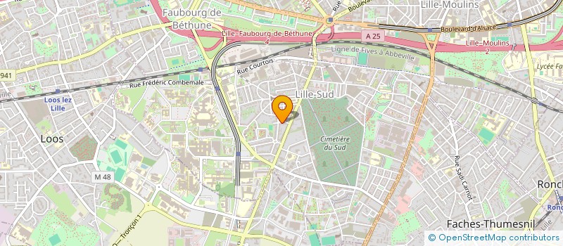localisation de l'entreprise MONSIEUR HUGO LALOUX à LILLE