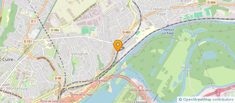 localisation de l'entreprise MONSIEUR HUGO LAMBRINIDIS  CALUIRE-ET-CUIRE