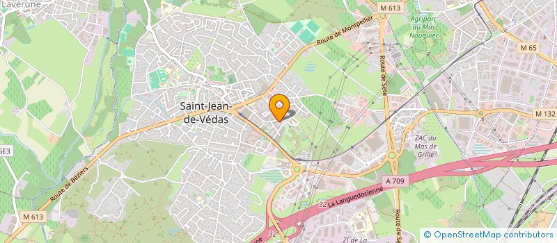 localisation de l'entreprise MONSIEUR HUGO LAMY à LATTES