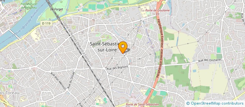 localisation de l'entreprise MONSIEUR HUGO LANCIEN  SAINT-SEBASTIEN-SUR-LOIRE