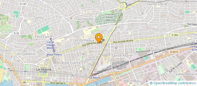 localisation de l'entreprise MONSIEUR HUGO LARCHER  LE HAVRE