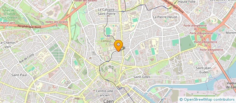 localisation de l'entreprise MONSIEUR HUGO LARDEUR à CAEN