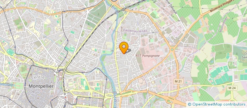 localisation de l'entreprise MONSIEUR HUGO LARINIER à MONTPELLIER