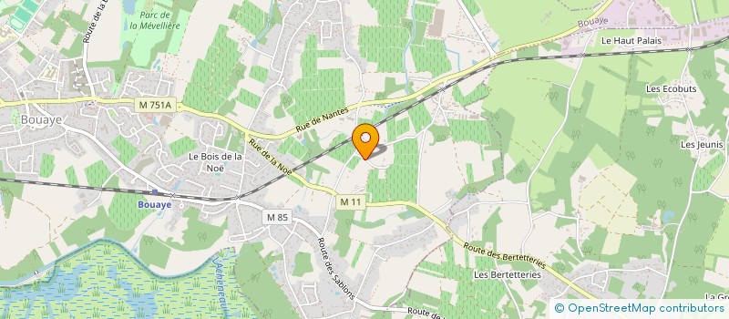 localisation de l'entreprise MONSIEUR HUGO LAUNAY  BOUAYE