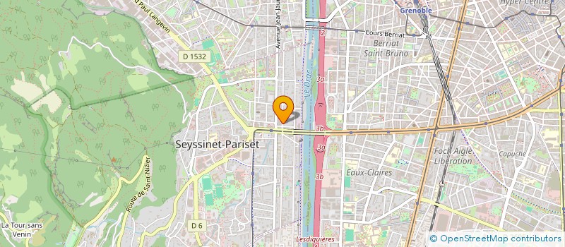 localisation de l'entreprise MONSIEUR HUGO LAURENSON  SEYSSINET-PARISET