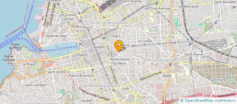 localisation de l'entreprise MONSIEUR HUGO LAURENT à MARSEILLE