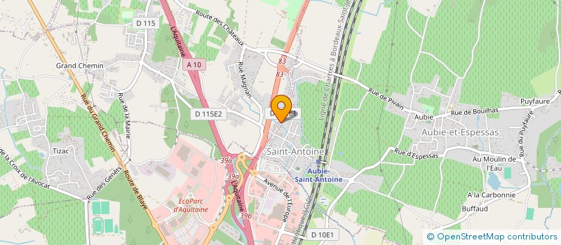 localisation de l'entreprise MONSIEUR HUGO LAUSSADE  VAL DE VIRVEE