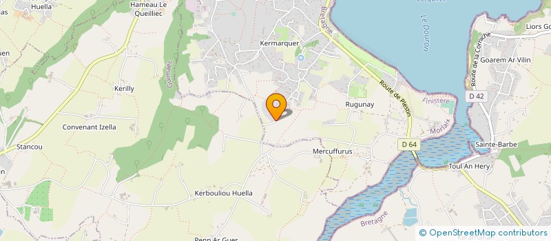 localisation de l'entreprise MONSIEUR HUGO LAVEDAN  LOCQUIREC