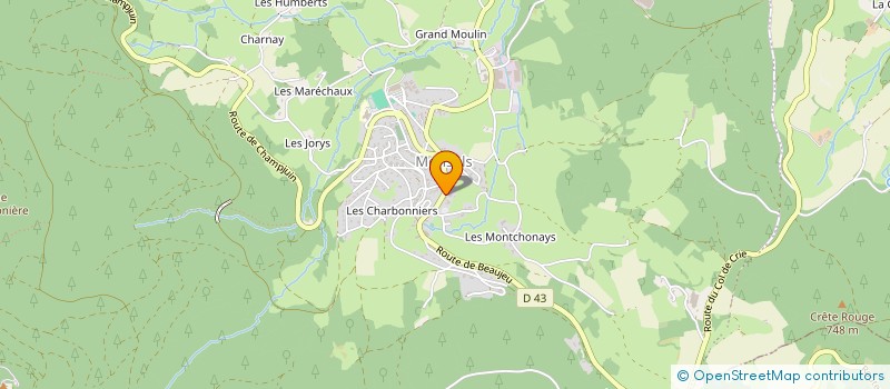 localisation de l'entreprise MONSIEUR HUGO LAVILLE  DEUX-GROSNES