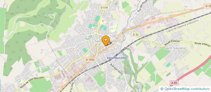 localisation de l'entreprise MONSIEUR HUGO LAZZAROTTO à SAINT-MARCELLIN