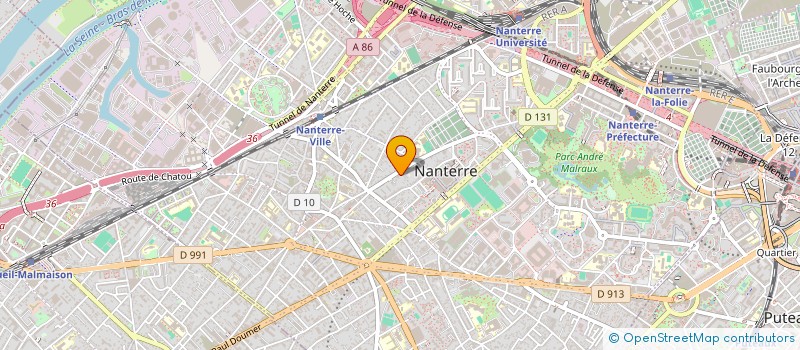 localisation de l'entreprise MONSIEUR HUGO LE BOENNEC  NANTERRE