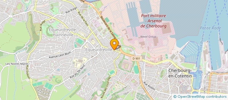 localisation de l'entreprise MONSIEUR HUGO LE BOULCH  CHERBOURG-EN-COTENTIN