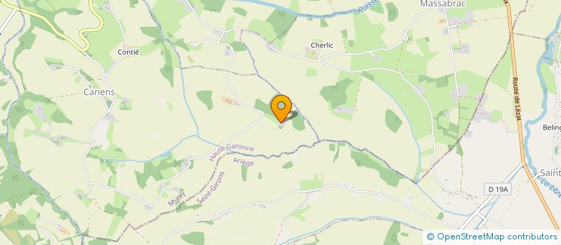 localisation de l'entreprise MONSIEUR HUGO LE CHEVALIER  CANENS