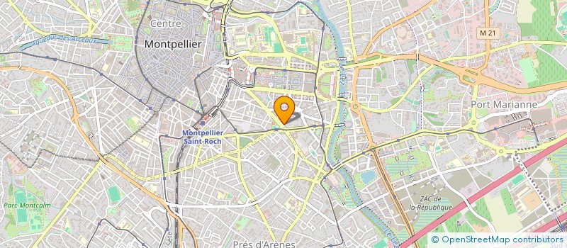 localisation de l'entreprise MONSIEUR HUGO LE CROM à MONTPELLIER