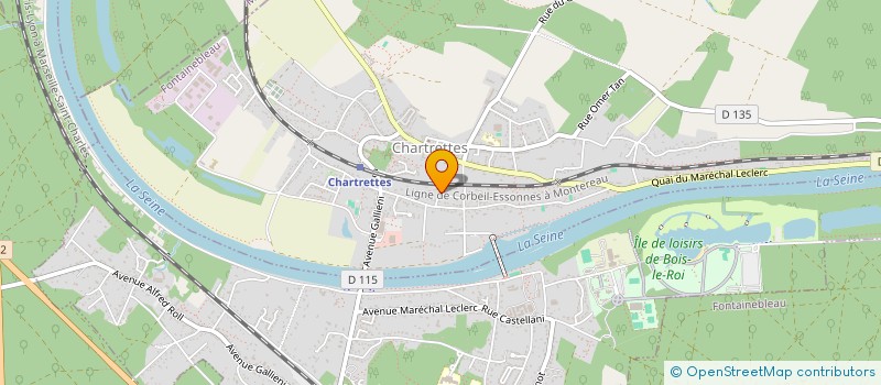 localisation de l'entreprise MONSIEUR HUGO LE CROM  CHARTRETTES