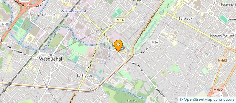 localisation de l'entreprise MONSIEUR HUGO LE DOARE  CROIX