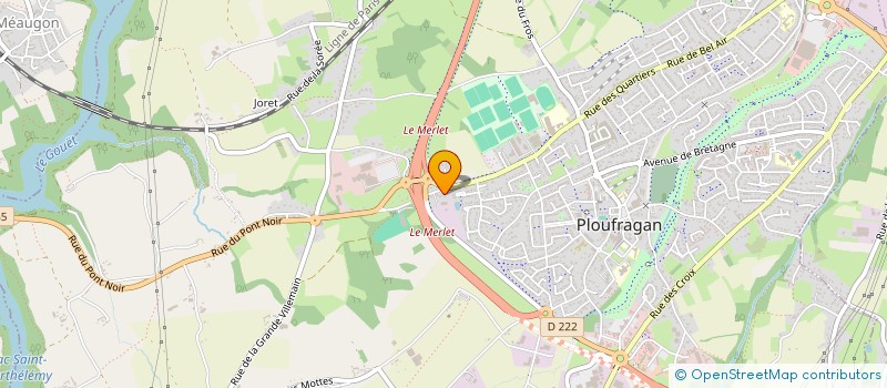 localisation de l'entreprise MONSIEUR HUGO LE PAGE  PLOUFRAGAN