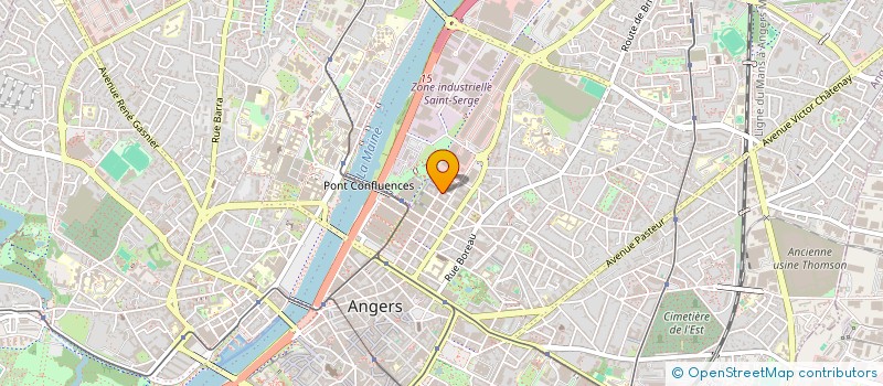 localisation de l'entreprise MONSIEUR HUGO LE PLADEC à ANGERS