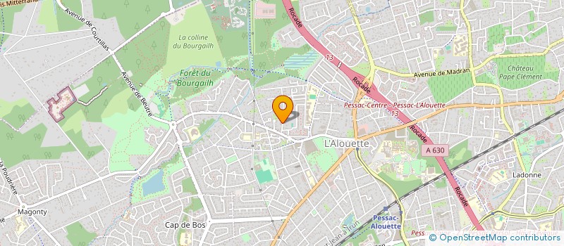 localisation de l'entreprise MONSIEUR HUGO LEBERT  PESSAC