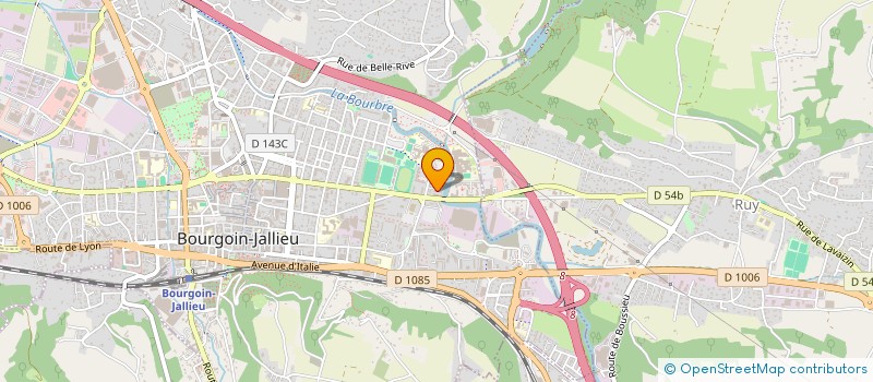 localisation de l'entreprise MONSIEUR HUGO LEBLANC  BOURGOIN-JALLIEU