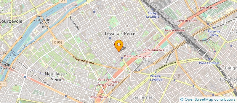 localisation de l'entreprise MONSIEUR HUGO LEBOEUF à LEVALLOIS-PERRET