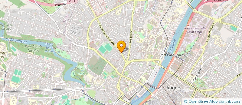 localisation de l'entreprise MONSIEUR HUGO LEBOUCHER à ANGERS