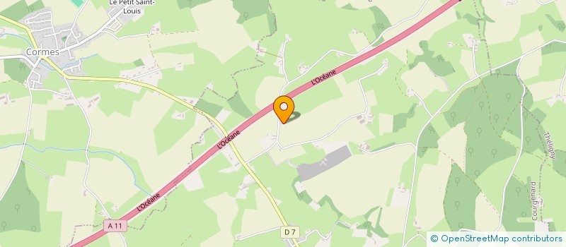 localisation de l'entreprise MONSIEUR HUGO LECLERC  COURGENARD